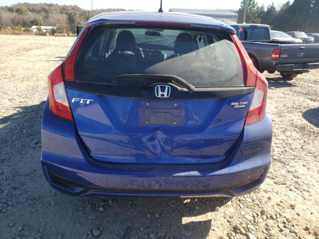 3HGGK5H42JM728304 - 2018 HONDA FIT LX BLUE photo 6