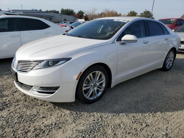 3LN6L2LU7ER829596 - 2014 LINCOLN MKZ HYBRID WHITE photo 1