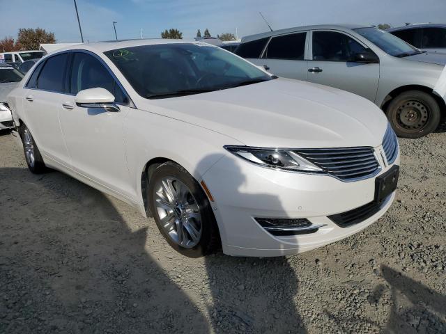 3LN6L2LU7ER829596 - 2014 LINCOLN MKZ HYBRID WHITE photo 4