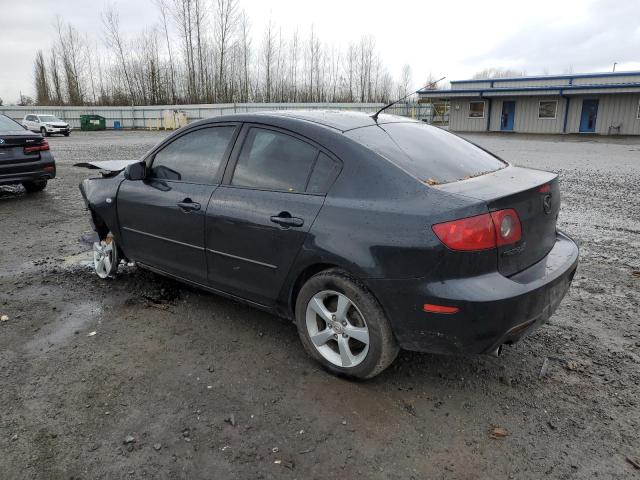 JM1BK12F861461511 - 2006 MAZDA 3 BLACK photo 2