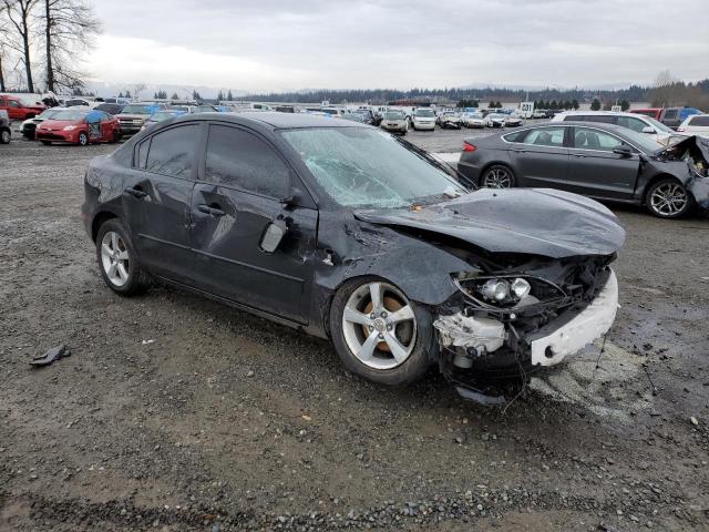 JM1BK12F861461511 - 2006 MAZDA 3 BLACK photo 4