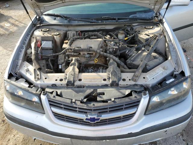 2G1WF52E549454473 - 2004 CHEVROLET IMPALA GRAY photo 11