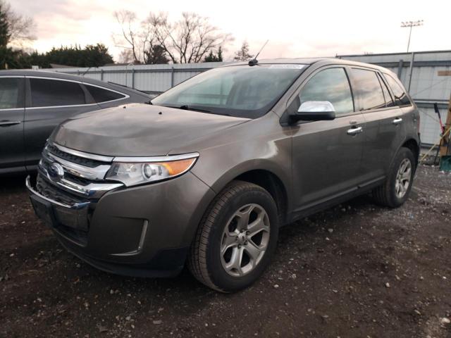 2FMDK4JCXDBE16505 - 2013 FORD EDGE SEL GRAY photo 1