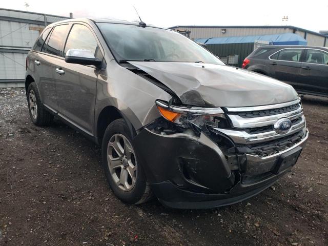 2FMDK4JCXDBE16505 - 2013 FORD EDGE SEL GRAY photo 4