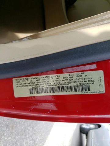 3VWRW31C78M507547 - 2008 VOLKSWAGEN NEW BEETLE 红色 照片 12