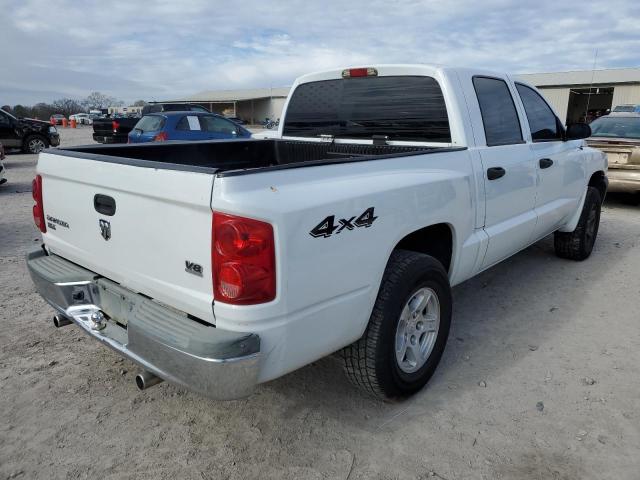 1D3HW48N95S320123 - 2005 DODGE DAKOTA QUA WHITE photo 3