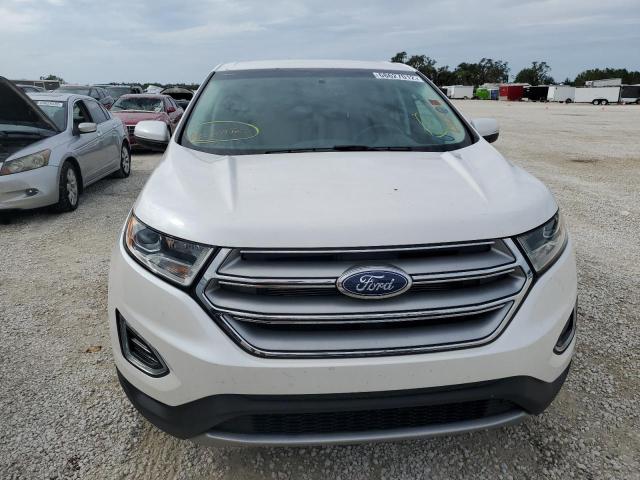 2FMTK3J88FBC02133 - 2015 FORD EDGE SEL WHITE photo 5