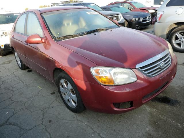 KNAFE122575403434 - 2007 KIA SPECTRA RED photo 4