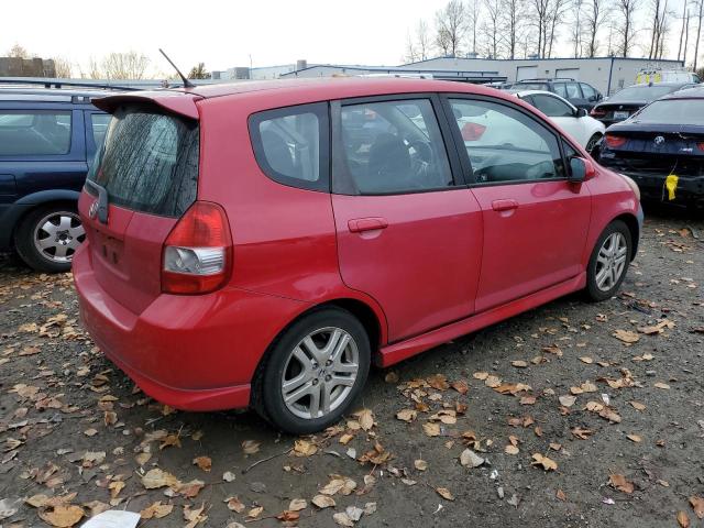 JHMGD38607S036605 - 2007 HONDA FIT S 红色 照片 3