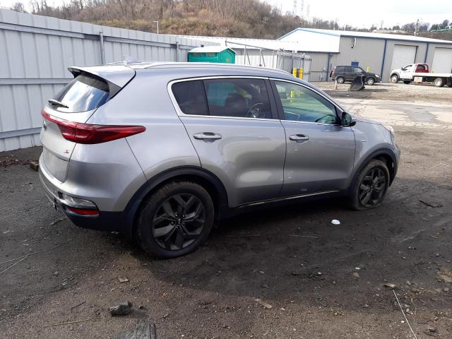 KNDP6CAC5L7684787 - 2020 KIA SPORTAGE S GRAY photo 3