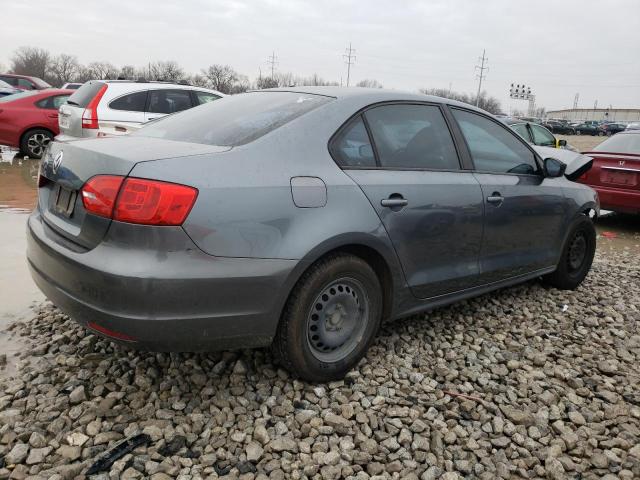 3VW2K7AJ8BM066781 - 2011 VOLKSWAGEN JETTA BASE 灰色 照片 3