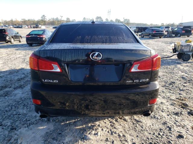 JTHCF5C27A5041802 - 2010 LEXUS IS 250 BLACK photo 6