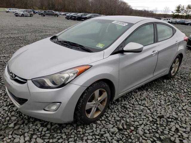 KMHDH4AE9DU002965 - 2013 HYUNDAI ELANTRA SILVER photo 1