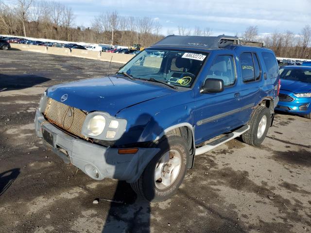 5N1ED28T53C665625 - 2003 NISSAN XTERRA BLUE photo 1