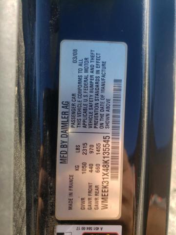 WMEEK31X48K135545 - 2008 SMART FORTWO PAS 黄色 照片 12