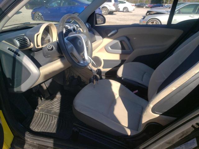 WMEEK31X48K135545 - 2008 SMART FORTWO PAS 黄色 照片 7