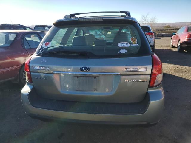 4S4BP61C497332314 - 2009 SUBARU OUTBACK GREEN photo 6