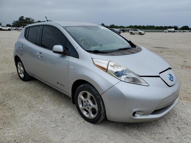 JN1AZ0CP2CT023904 - 2012 NISSAN LEAF SV SILVER photo 4