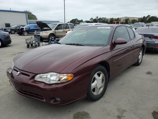 2G1WX12K3Y9371884 - 2000 CHEVROLET MONTE CARL BURGUNDY photo 1