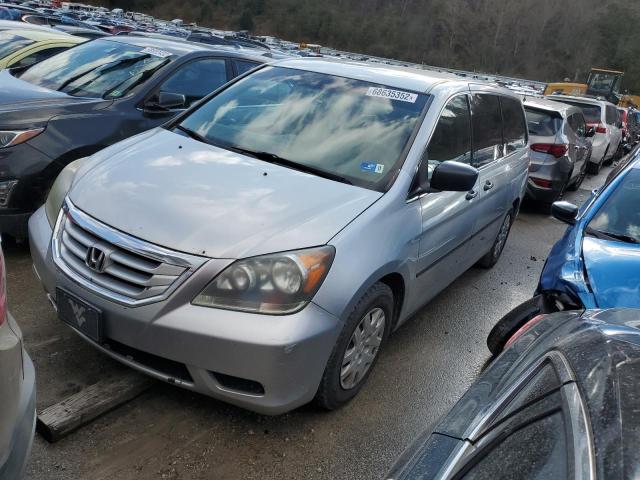 5FNRL3H21AB111844 - 2010 HONDA ODYSSEY LX SILVER photo 2