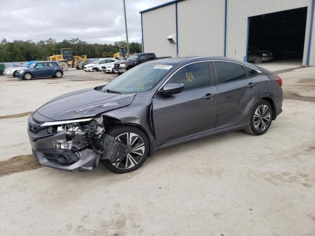 19XFC1F70HE000322 - 2017 HONDA CIVIC EXL 灰色 照片 1