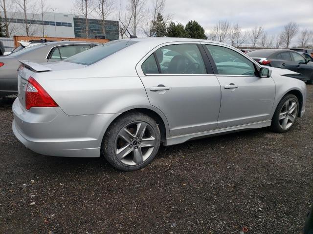 3FAHP0DC9AR103007 - 2010 FORD FUSION SPO SILVER photo 3