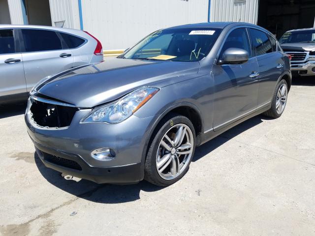 JN1AJ0HP1BM801229 - 2011 INFINITI EX35 BASE Մոխրագույն լուսանկար 2