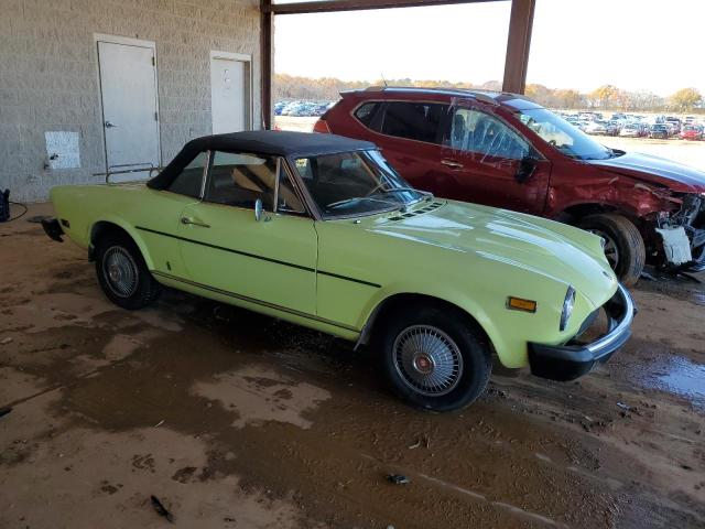 124CS10098052 - 1975 FIAT 124 SPIDER YELLOW photo 4