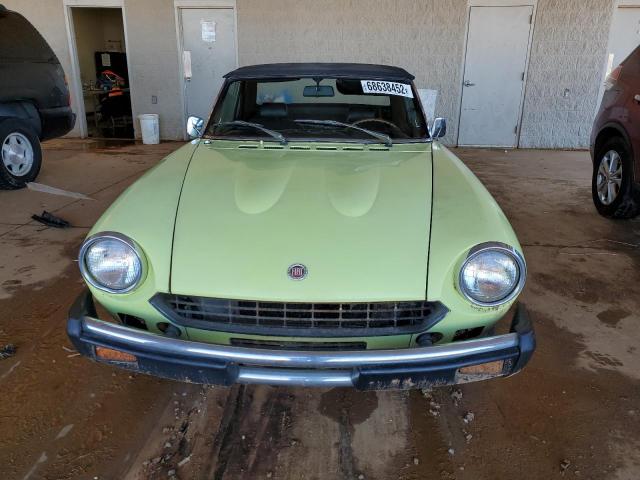 124CS10098052 - 1975 FIAT 124 SPIDER YELLOW photo 5