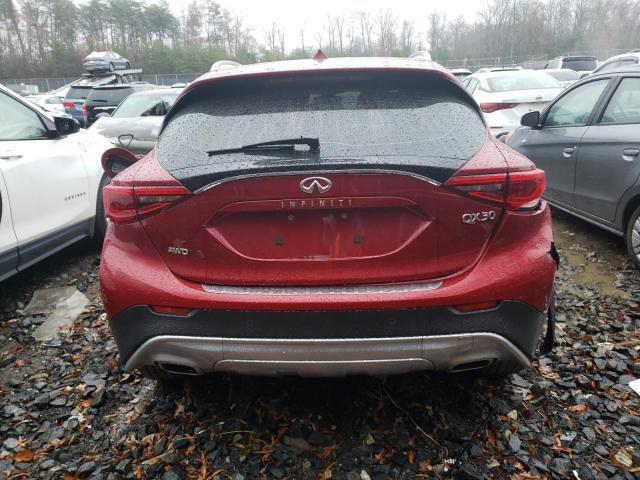 SJKCH5CR6JA053453 - 2018 INFINITI QX30 BASE RED photo 6