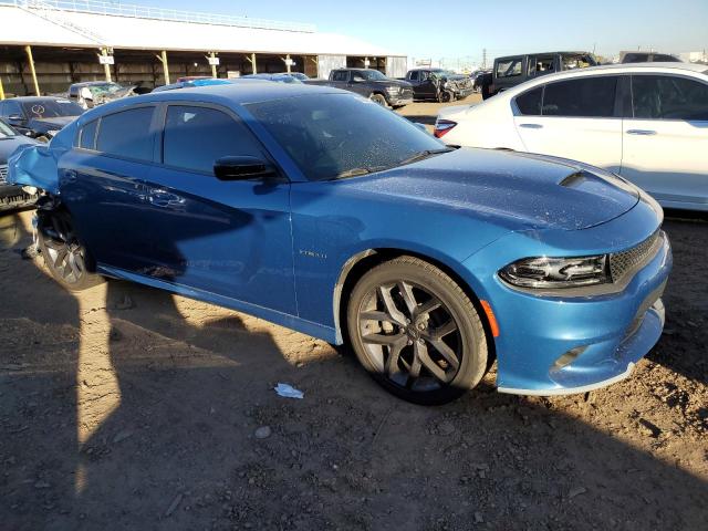 2C3CDXCT4MH643733 - 2021 DODGE CHARGER R/ BLUE photo 4
