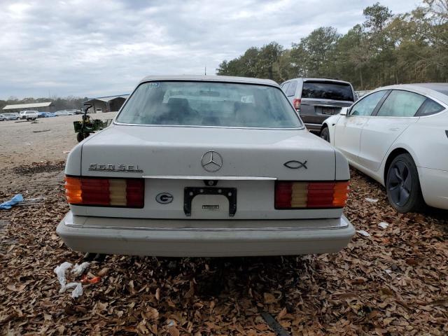 WDBCA39E2MA572289 - 1991 MERCEDES-BENZ 560 SEL WHITE photo 6