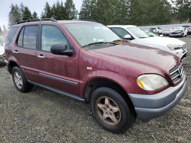 4JGAB54E0XA133682 - 1999 MERCEDES-BENZ ML 320 BURGUNDY photo 4