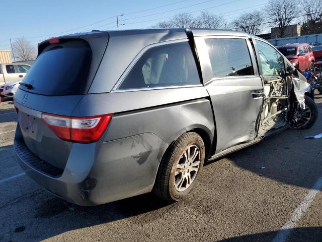 5FNRL5H63DB064562 - 2013 HONDA ODYSSEY EX GRAY photo 3