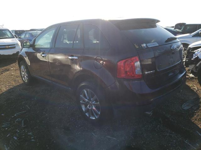 2FMDK3JC7BBB26942 - 2011 FORD EDGE BURGUNDY photo 2