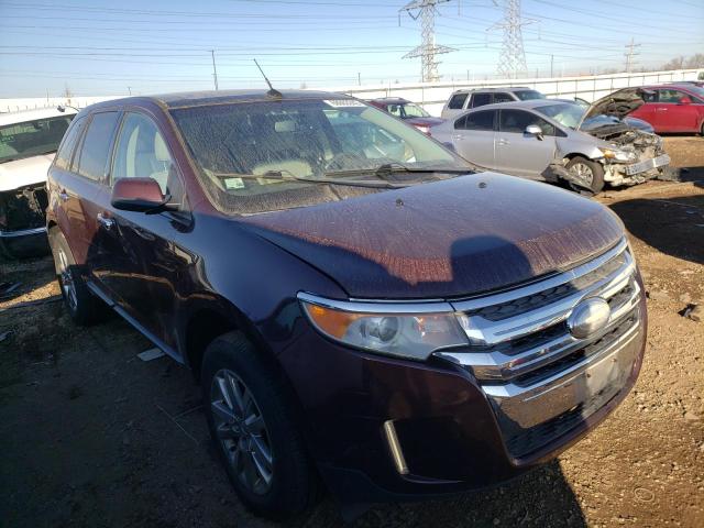 2FMDK3JC7BBB26942 - 2011 FORD EDGE BURGUNDY photo 4