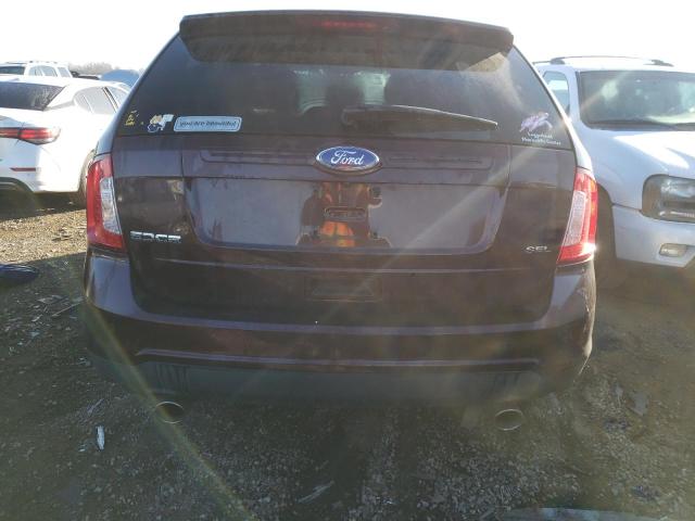 2FMDK3JC7BBB26942 - 2011 FORD EDGE BURGUNDY photo 6