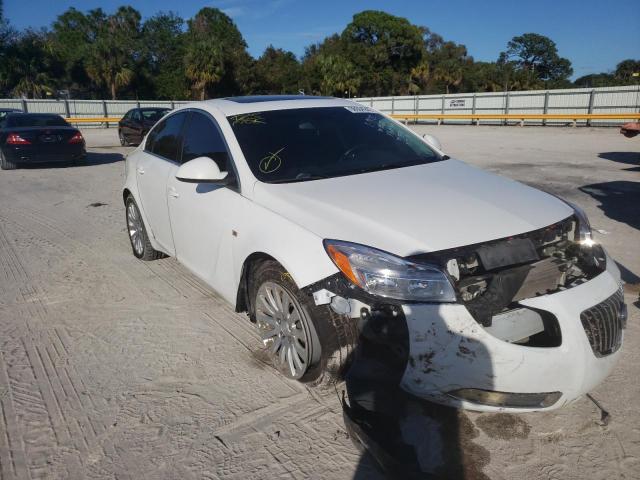 W04GP5EC2B1006786 - 2011 BUICK REGAL CXL WHITE photo 4