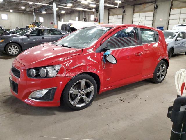 1G1JH6SB9D4155071 - 2013 CHEVROLET SONIC RS RED photo 1