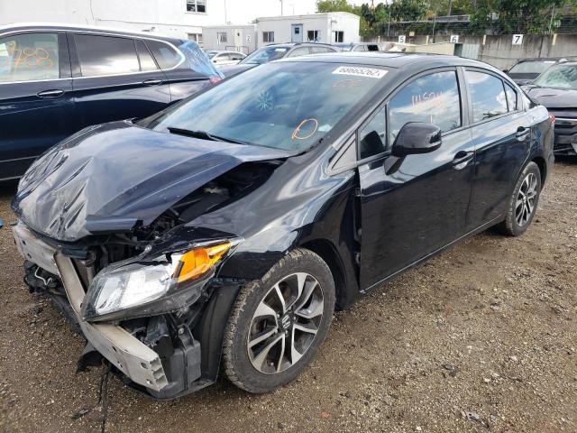 2HGFB2F93DH512943 - 2013 HONDA CIVIC EXL 黑色 照片 1