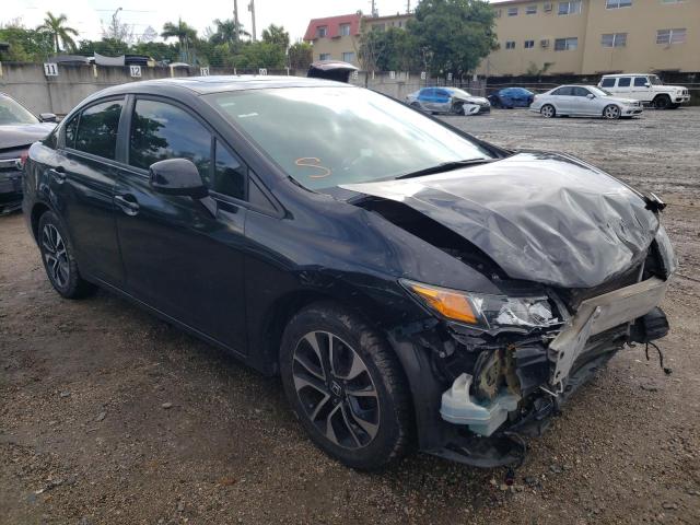 2HGFB2F93DH512943 - 2013 HONDA CIVIC EXL 黑色 照片 4