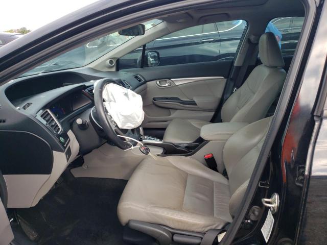 2HGFB2F93DH512943 - 2013 HONDA CIVIC EXL 黑色 照片 7