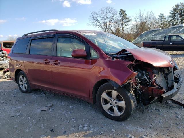 5TDKK3DC2ES490650 - 2014 TOYOTA SIENNA LE BURGUNDY photo 4