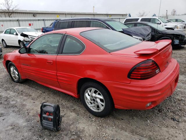 1G2NF12E22C146845 - 2002 PONTIAC GRAND AM S RED photo 2