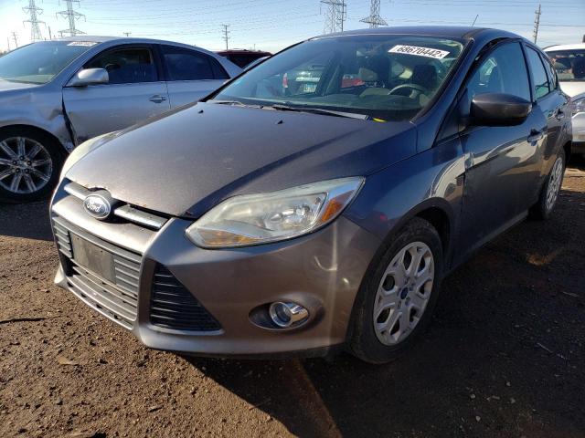 1FAHP3K27CL232800 - 2012 FORD FOCUS CHARCOAL photo 1