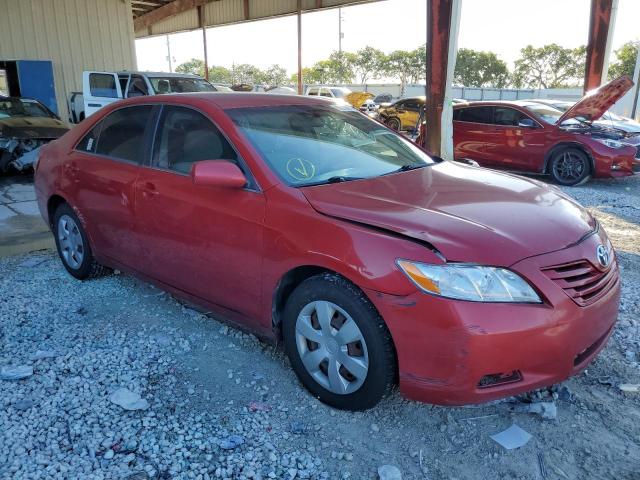 4T1BE46K57U023802 - 2007 TOYOTA CAMRY BURGUNDY photo 4