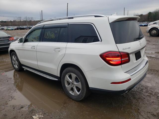 4JGDF6EE5HA****** - 2017 MERCEDES-BENZ GLS 450 4M WHITE photo 2