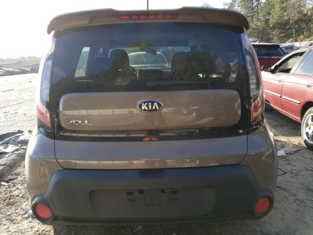 KNDJN2A21E7036912 - 2014 KIA SOUL BROWN photo 6