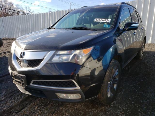 2HNYD2H50BH524583 - 2011 ACURA MDX ADVANC BLACK photo 1