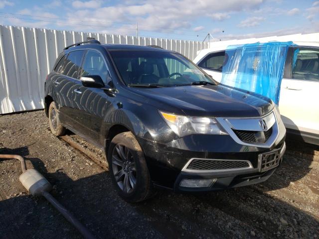 2HNYD2H50BH524583 - 2011 ACURA MDX ADVANC BLACK photo 4